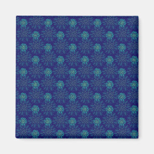 Aimant à motif floral