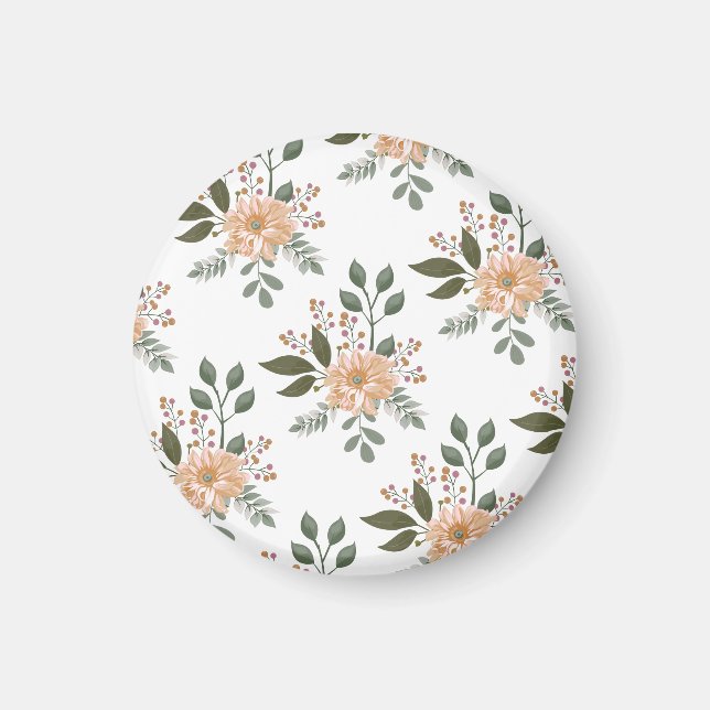 Aimant à motifs floraux (Devant)