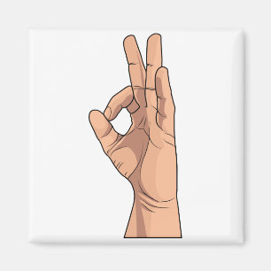 Aimant A OK ~ Hand Sign and Gestures a ok
