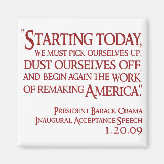 Aimant À partir d'aujourd'hui rouge