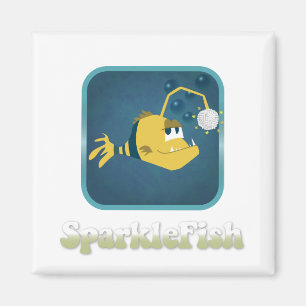 Aimant à poisson étincelant