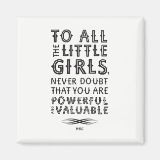 Aimant À toutes les petites filles (aimant)