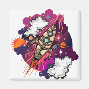 Aimant À Travers La Galaxie