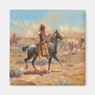 Aimant A travers l'Alkali, 1904 par Charles Marion Russel