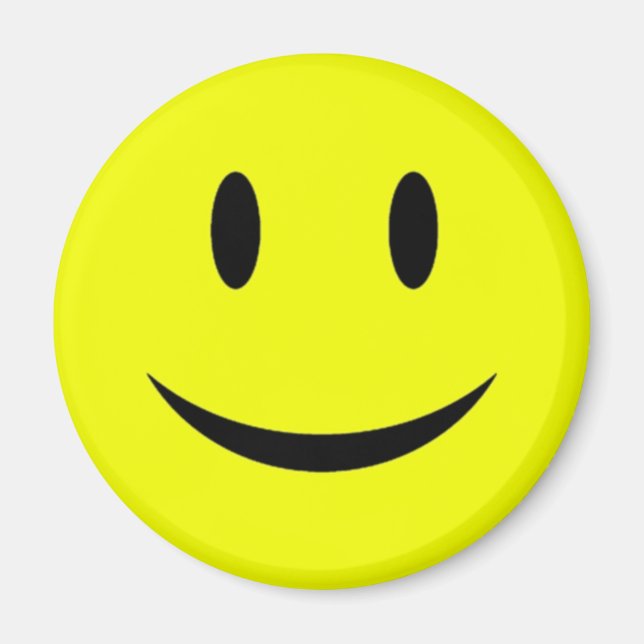 Aimant à visage jaune (Devant)