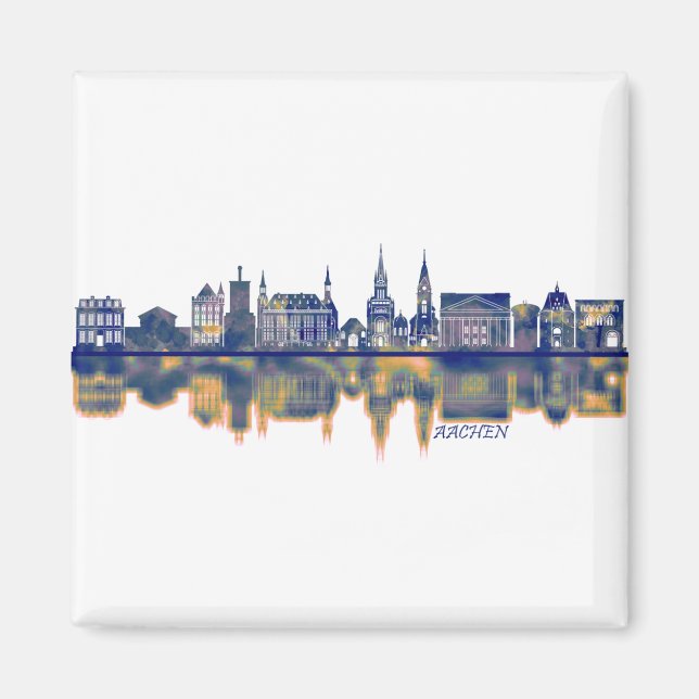 Aimant Aachen Skyline (Devant)