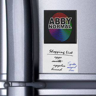 Aimant Abby anormal Normale Couleur Varangé Fou Spiral Fo