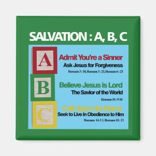 Aimant ABC du salut