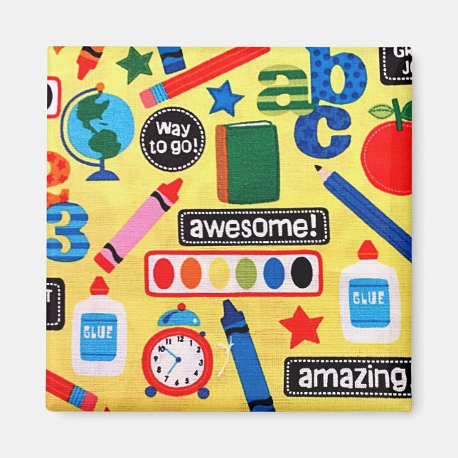 Aimant ABC School Extraordinaire (Devant)