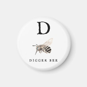Aimant Abeille à Digger "D"