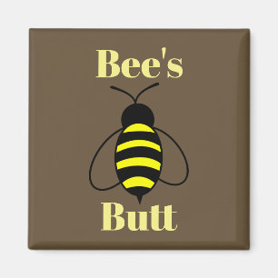 Aimant Abeille sur le bouton magnétique