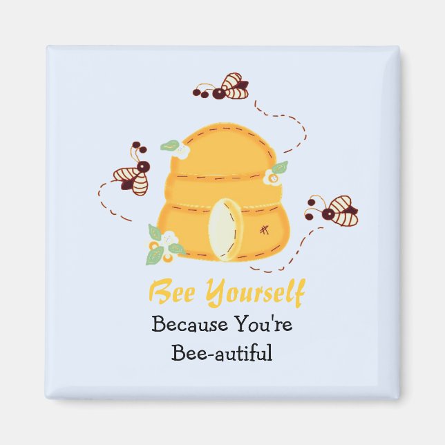Aimant Abeille toi-même - tu es belle-fille (Devant)