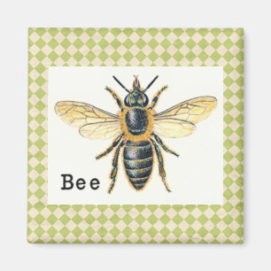 Aimant Abeille vintage