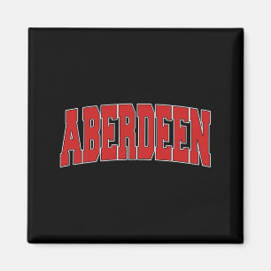Aimant Aberdeen Wa Washington Varsity Style Usa Vintage