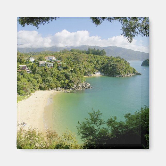 Aimant Able Tasman NP, Nelson, Nouvelle-Zélande. Les nomb (Devant)