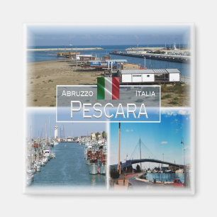 Aimant ABR007 PESCARA, Abruzzes, Italie, Frigo