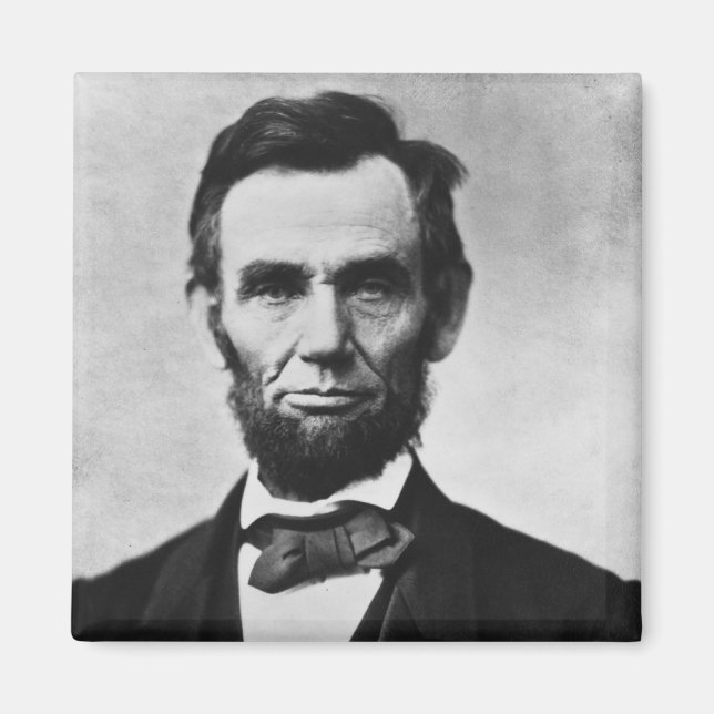 Aimant Abraham Lincoln : 16ème Président de l'Amérique (Devant)