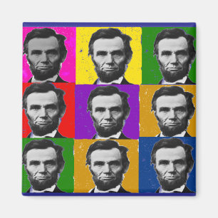 Aimant Abraham Lincoln Cadeaux d'Art—Unique 9 Photos