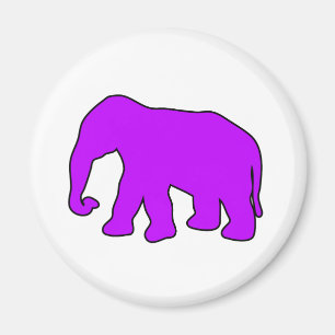 Aimant Abruti en ivoire de défenses de silhouette