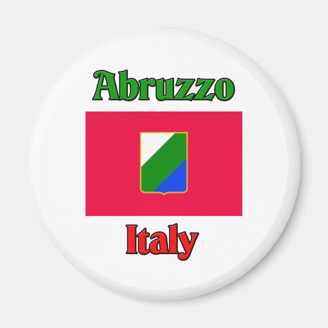 Aimant Abruzzes Italie (Devant)