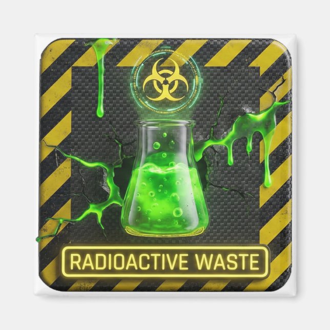 Aimant Absinthe Déchet Radioactif (Devant)