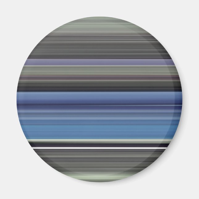 Aimant Abstract #1: Blue and grey (Devant)