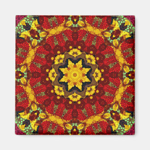 Aimant Abstract modern mosaic kaleidoscopic