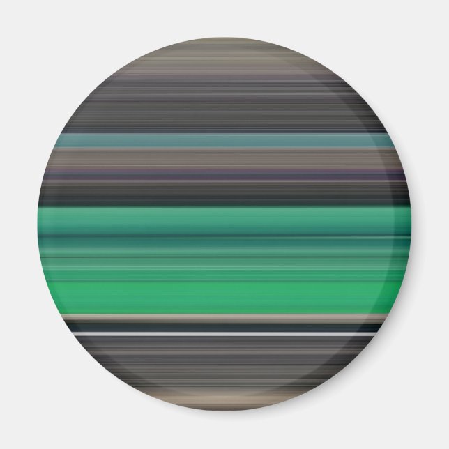Aimant Abstrait #1 : Vert et gris (Devant)