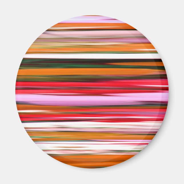 Aimant Abstrait #2 : Orange blur (Devant)