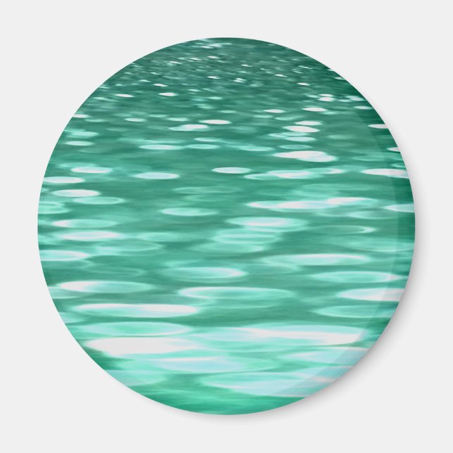 Aimant Abstrait #3 : Shimmer vert (Devant)