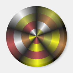 Aimant Abstrait à apparence métallique