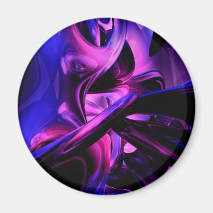 Aimant abstrait de passions fluorescentes