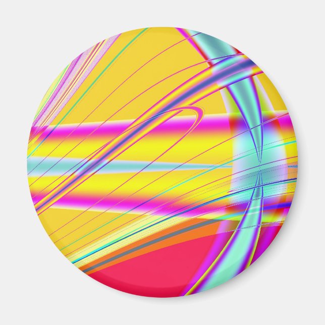 Aimant Abstrait fractal 061012e (Devant)