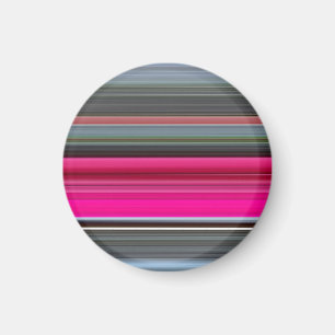 Aimant Abstrait n° 1 : Cerise et gris