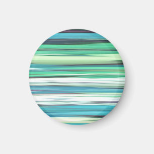 Aimant Abstrait n° 2 : bleu vert d'eau