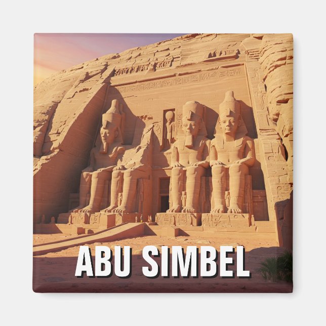 Aimant Abu Simbel Egypt Travel (Devant)