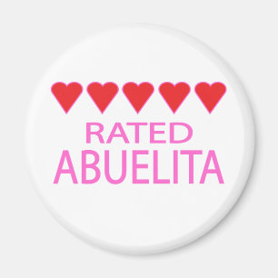 Aimant Abuelita, cinq coeurs