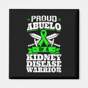 Aimant Abuelo D'Une Maladie Du Rein Guerrier Sensibilisat