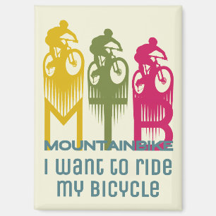 Aimant Accessoire cadeau Mountainbiker MTB Mountainbiker