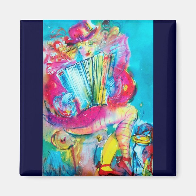 AIMANT ACCORDION PLAYER DANS LA NUIT (Devant)
