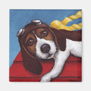 Aimant Accrochez-Vous À L'Ace De Vol En Formation