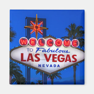 Aimant Accueil au signe de Las Vegas