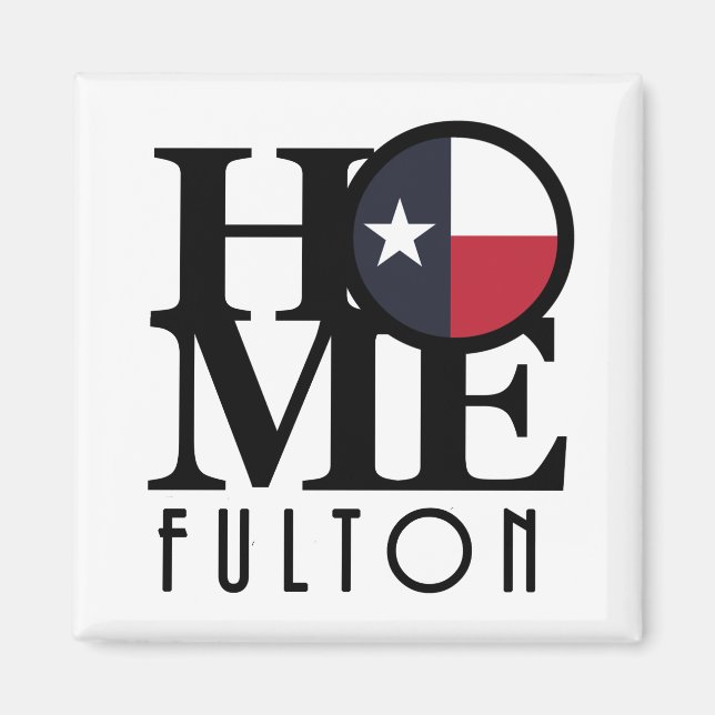 Aimant ACCUEIL Fulton Texas (Devant)