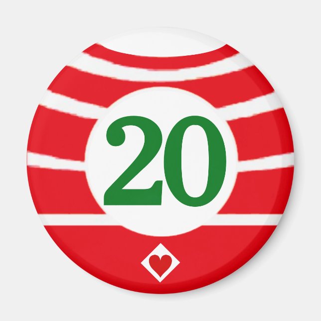 AIMANT ACE DES COEURS (Devant)