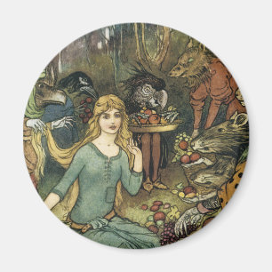 Aimant Acheter chez nous avec un Curl d'or