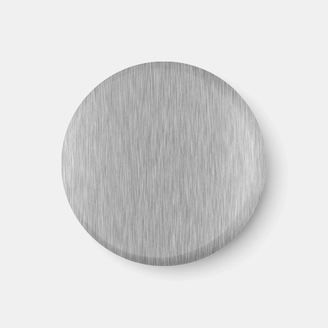 Aimant Acier inoxydable texturé (Devant)