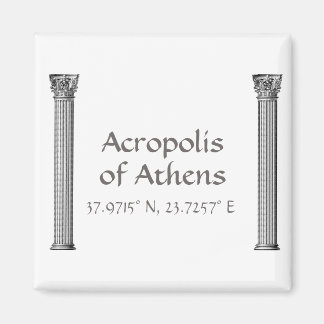Aimant Acropole d'Athènes Latitude Longitude