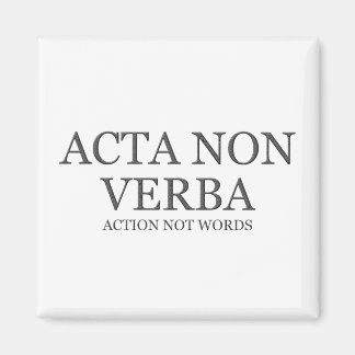 Aimant Action pas mots - sombre