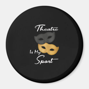 Aimant Actrice Drôle Drôle Femmes Actrice Théâtre Masques