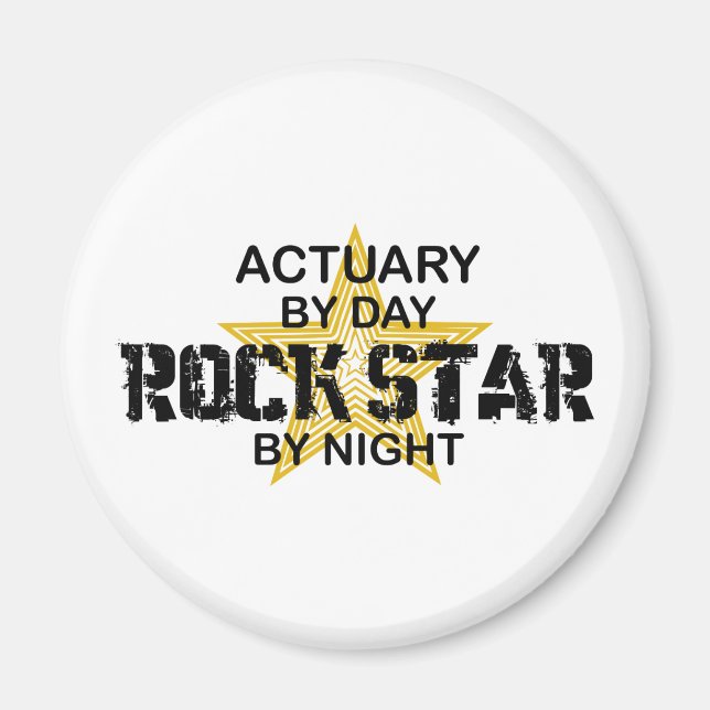 Aimant Actuelle rock Star par nuit (Devant)